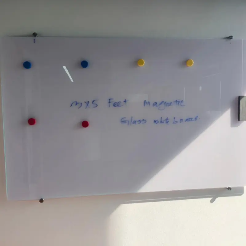 Magnetic Glass Whiteboard 3x4.5 ft Belgium Ultra White BD