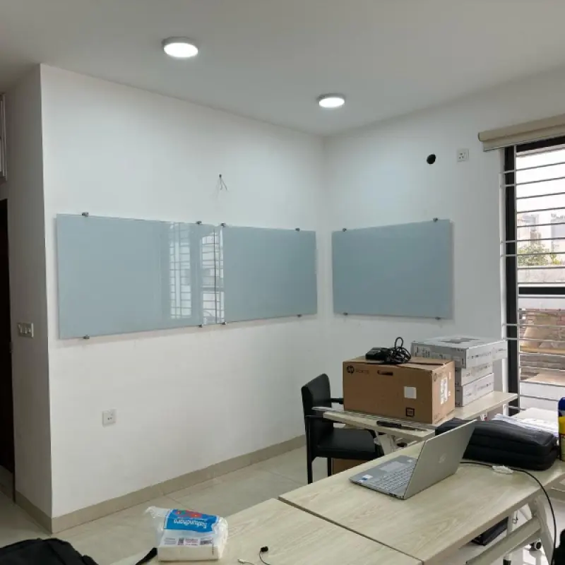 2.5×4.5 Belgium Ultra White Magnetic Glass Board BD