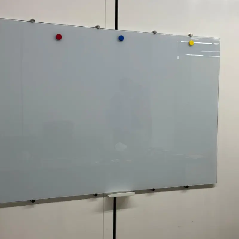 2.5×4.5 Belgium Ultra White Magnetic Glass Board BD