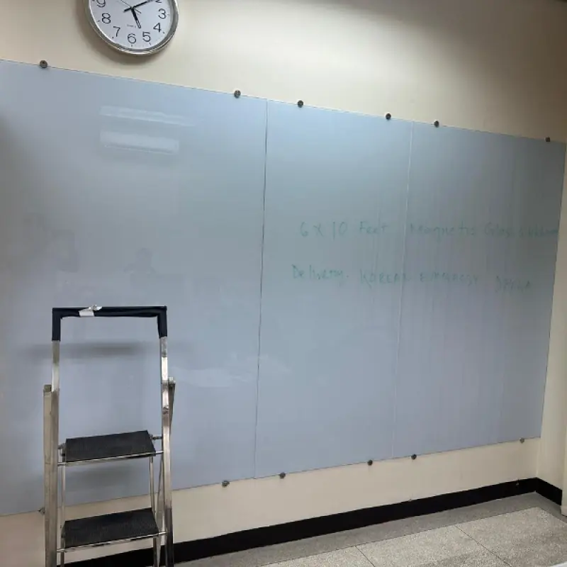 2.5x4 Magnetic Glass Whiteboard | Belgium Ultra White